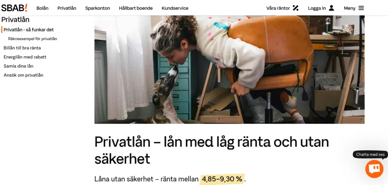 Aktuella räntor hos svenska långivare (oktober 2025)